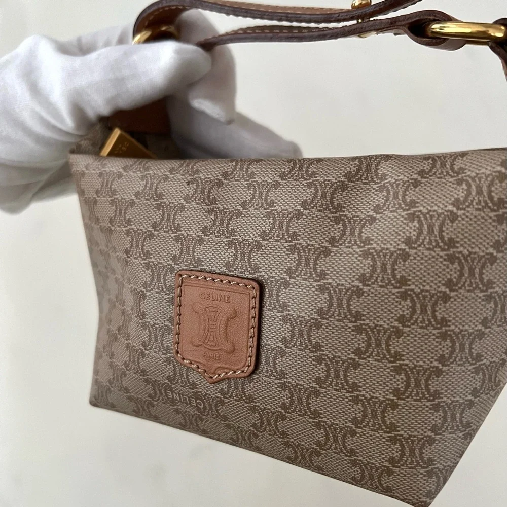 CELINE Macadam Vanity | Mini Bag | Top Handle | Vintage - Picture 9 of 12